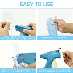 Clothes Tag Gun Standard Tagging Machine with 5 Pins & 1512 Fasteners