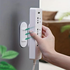 Wall Mounted Plug Holder Keep Sockets Organized & Accessible