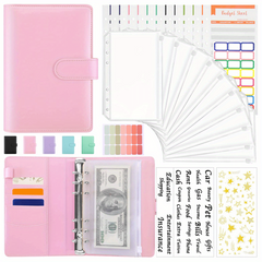 Budget Binder With Zipper Envelopes Cash Organizer System