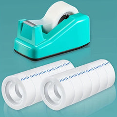 Transparent Tape Dispenser Desk with 1 Roll Invisible Tape