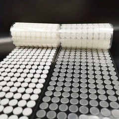 100 Pairs Self Adhesive Dots Transparent Fastener Tape 10-25mm