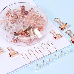72pcs Long Tail Paper Clip Box