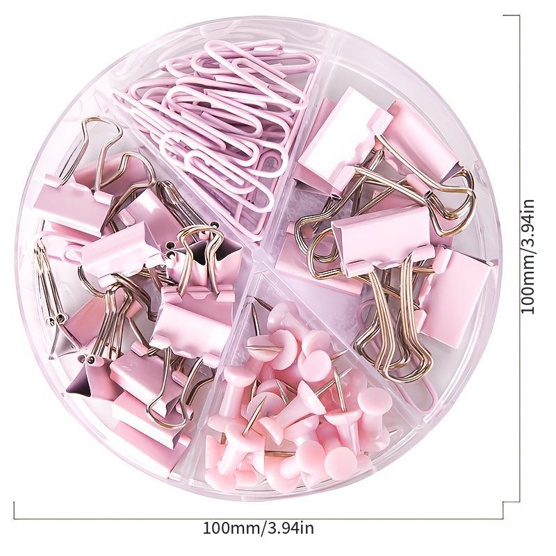 72pcs Long Tail Paper Clip Box