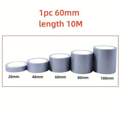 High Viscosity Silvery Grey Adhesive Tape 10M Long