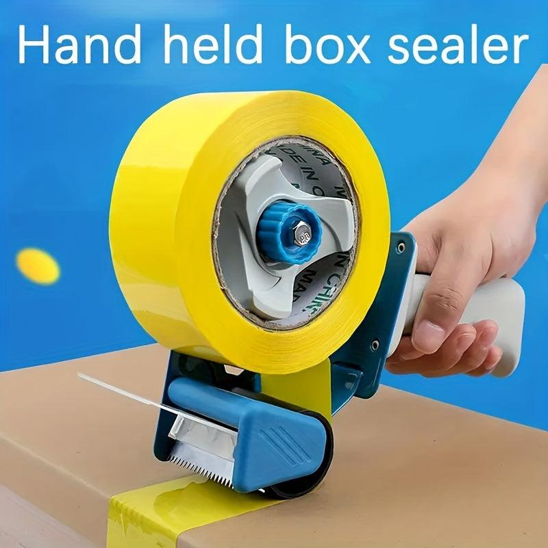Portable Box Sealer Tape Machine with Transparent Tape Cutter