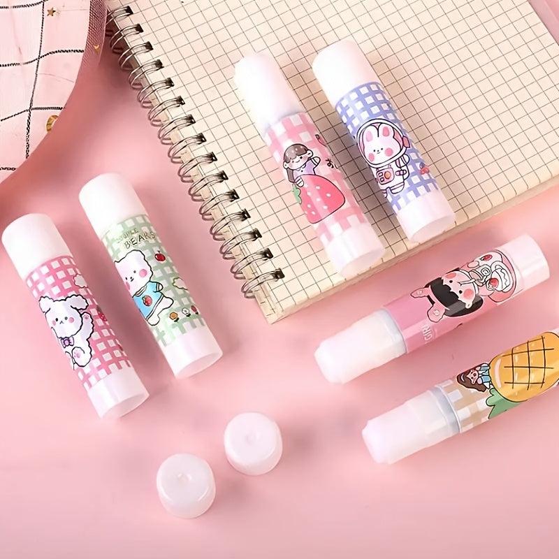 4pcs Solid Glue Office Supplies Students Learning Stationery