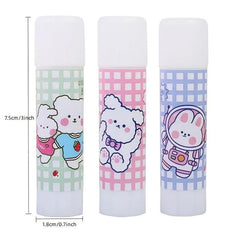 4pcs Solid Glue Office Supplies Students Learning Stationery
