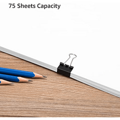 Binder Paper Clip 12 Clips x 12 Packs Metal Long Tail Clip Binding