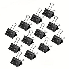 Binder Paper Clip 12 Clips x 12 Packs Metal Long Tail Clip Binding
