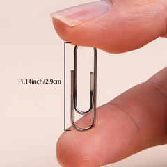 160pcs Metal Paper Clips 29mm Colorful Paper Clip for School Office DIY Albums