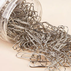 160pcs Metal Paper Clips 29mm Colorful Paper Clip for School Office DIY Albums