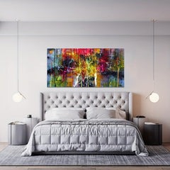 Colorful Abstract Canvas Poster Large Art Paintings
