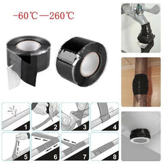 Magical Self Adhesive Silicone Repair Tape Fiber Waterproof Pipe Seal Tape