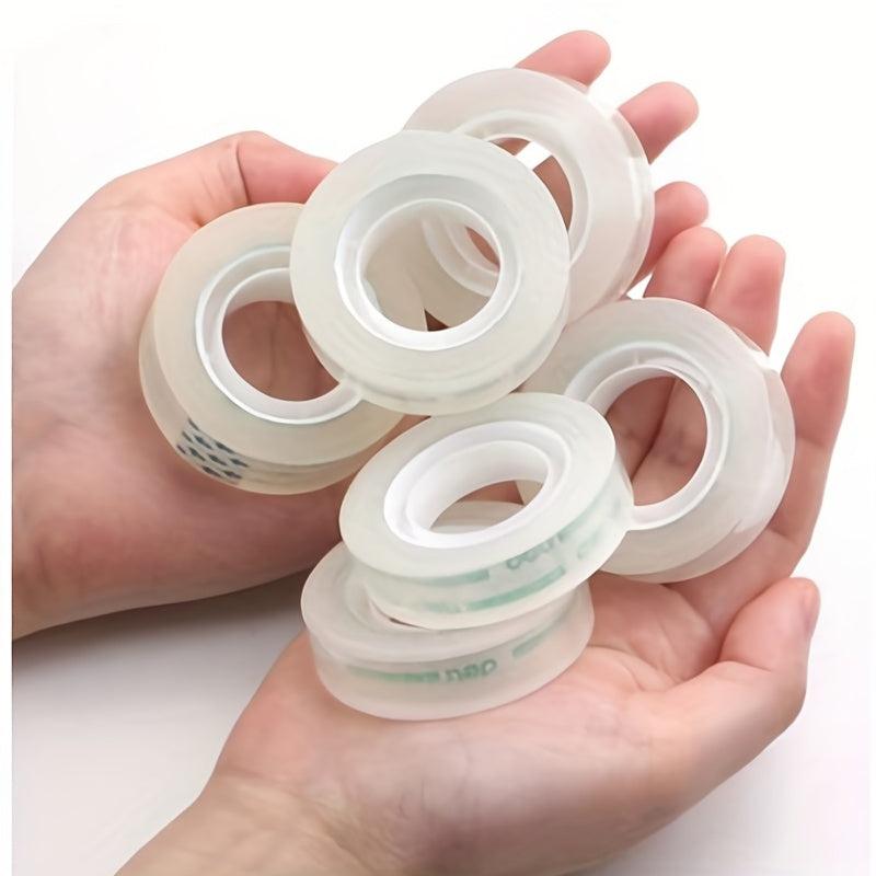 5 Rolls 50 Meter Transparent Semi Transparent Tape for Office School House