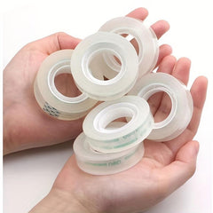 5 Rolls 50 Meter Transparent Semi Transparent Tape for Office School House