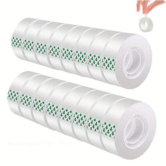 5 Rolls 50 Meter Transparent Semi Transparent Tape for Office School House