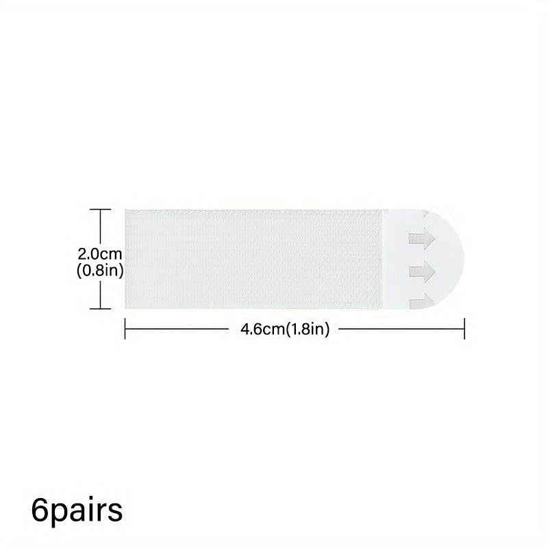 6pairs Non-Marking Magic Button Hanging Strips