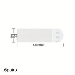 6pairs Non-Marking Magic Button Hanging Strips