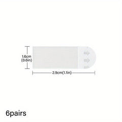 6pairs Non-Marking Magic Button Hanging Strips