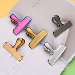 Stainless Steel Paper Clips for Office and Home Use - Various Sizes