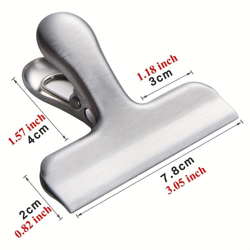 Stainless Steel Paper Clips for Office and Home Use - Various Sizes
