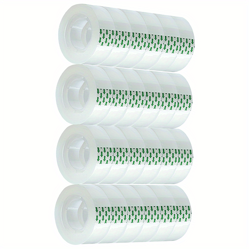 Transparent Tape 6 Rolls Refill 3/4 Inch X 2540 cm Office School Home Cellophane
