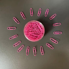 200pcs 28mm Colored Metal Paper Clips