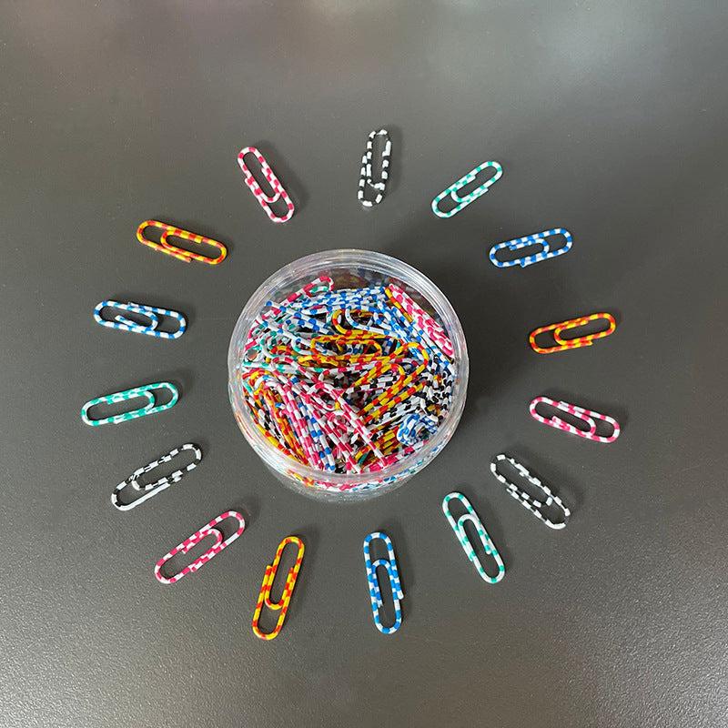 200pcs 28mm Colored Metal Paper Clips