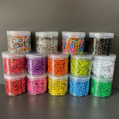 200pcs 28mm Colored Metal Paper Clips