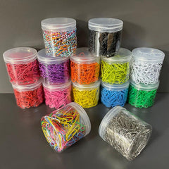 200pcs 28mm Colored Metal Paper Clips