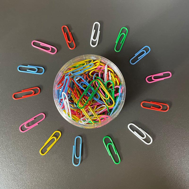 200pcs 28mm Colored Metal Paper Clips