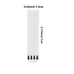 12 Pairs 24 Strips Non-marking Magic Button Removable Glue Magic Tape Nail Fixed