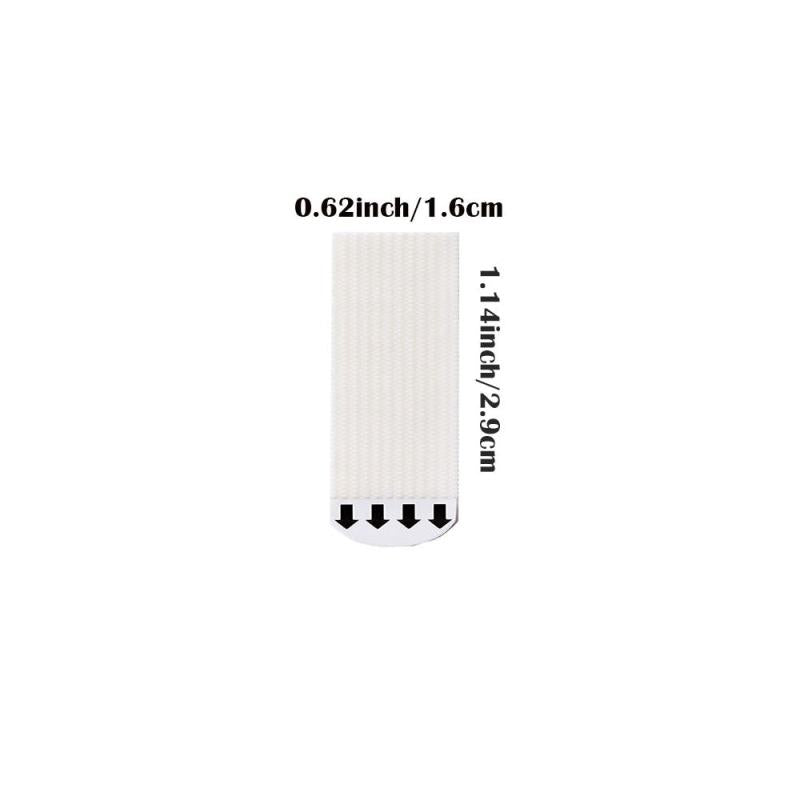 12 Pairs 24 Strips Non-marking Magic Button Removable Glue Magic Tape Nail Fixed