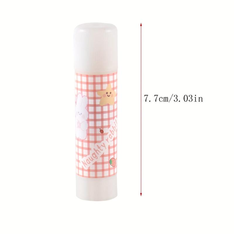 Cartoon Solid Glue Stick Student Stationery Random 2pcs