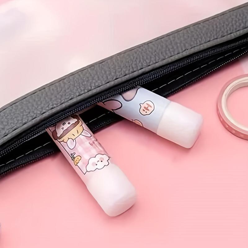 Cartoon Solid Glue Stick Student Stationery Random 2pcs