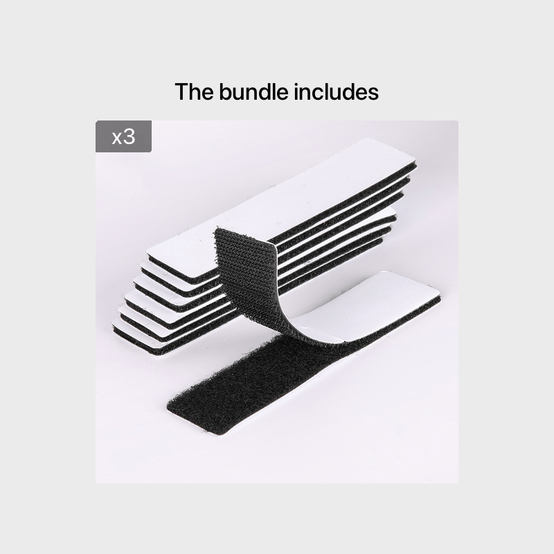 10pcs Nylon Double Sided Adhesive Backing