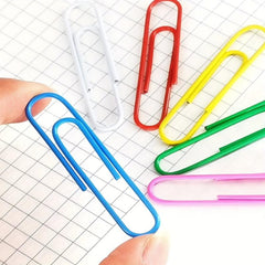 100pcs Mixed Paper Clip Desk Organizers Bookmark School Office Supplies