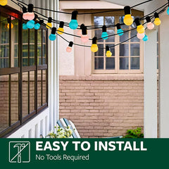 20pcs Clear Cable Clips Adhesive Light Hooks for Fairy Lights