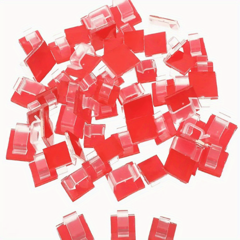 20pcs Clear Cable Clips Adhesive Light Hooks for Fairy Lights