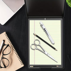 1pc Test Score Clip Plastic Storage Clipboard Data File Folder Office Supplies