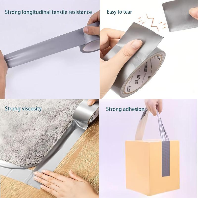 High Viscosity Waterproof Duct Tape Silvery Gray 5-10