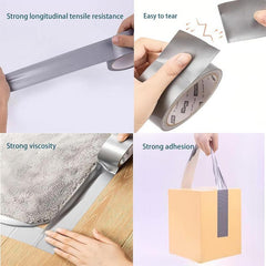 High Viscosity Waterproof Duct Tape Silvery Gray 5-10