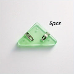 10pcs Triangle Corner Clip Student Book Folder Storage Artifact
