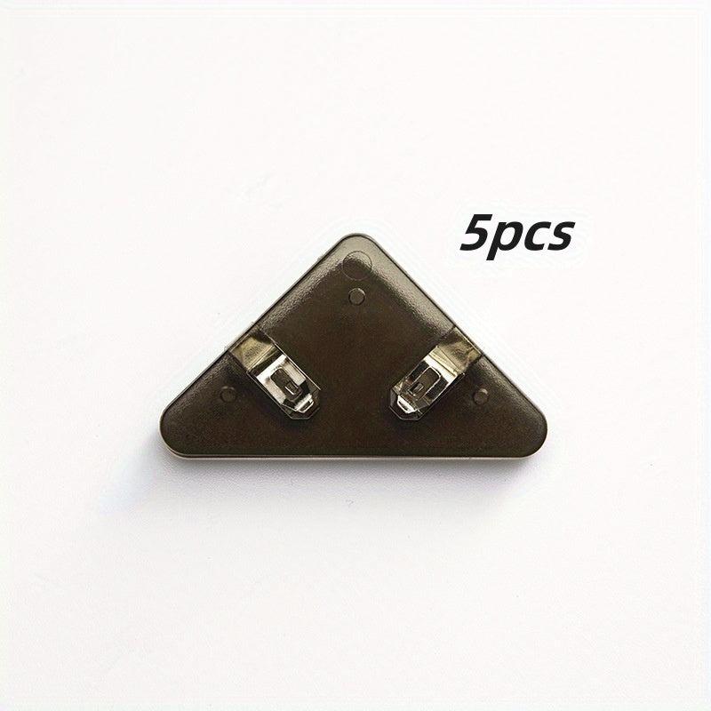 10pcs Triangle Corner Clip Student Book Folder Storage Artifact