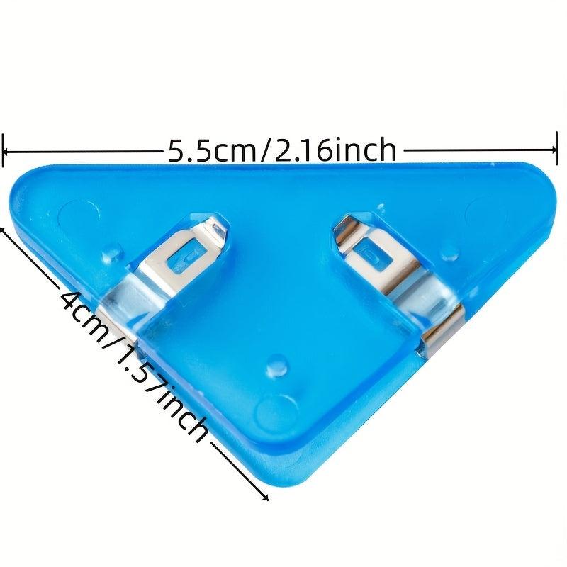 10pcs Triangle Corner Clip Student Book Folder Storage Artifact