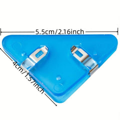 10pcs Triangle Corner Clip Student Book Folder Storage Artifact