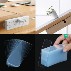 Reusable Double Sided Waterproof Nano Tape for Wall Stickers & Home Supplies