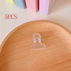 5pcs Clear Clips Sealing Pliers for Food & Snacks Kitchen Accessories