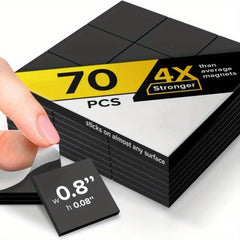 Self Adhesive Magnetic Squares 2.03cm x 2.03cm - Flexible Sticky Magnets