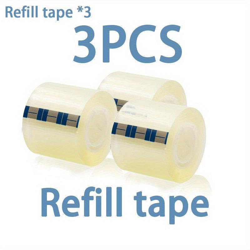 1pcs Silent Tape With Dispenser Strong Adhesive Effect For Sealing Boxes